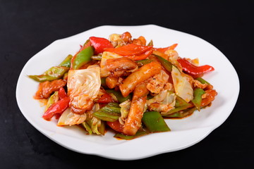 salad with shrimps