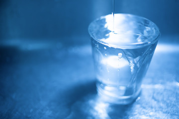 水、水道、グラス、生活