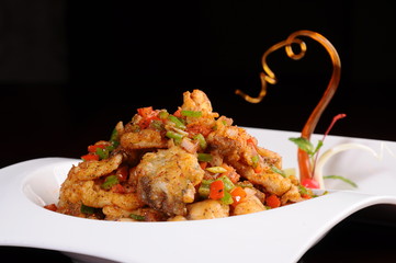 chicken with rice and vegetables
