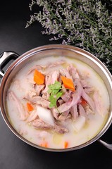 vegetable soup with vegetables