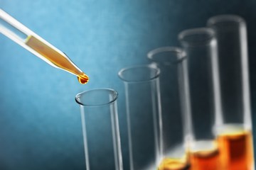 Oil test analysis beaker bio bio diesel biotechnology