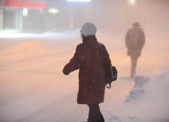 promenade durant la tempête