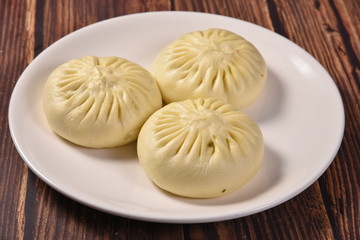 meat dumplings on a plate