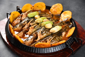 mushrooms in a pan