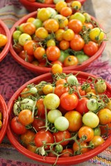 Fresh tomatoes for cooking in street food