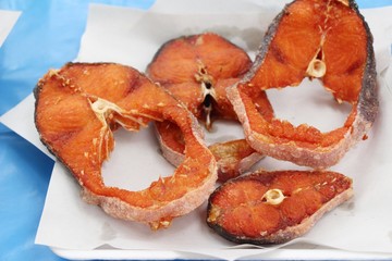 Fried fish is tasty at street food