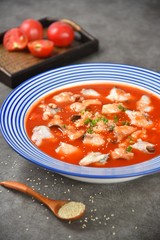 soup with vegetables