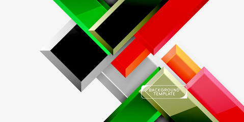 Abstract arrows composition background