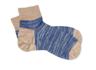 Colorful sock on a white background 