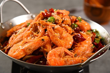 paella in a pan