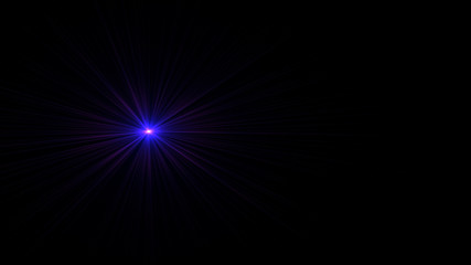 Obraz premium blue lens flare