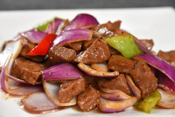 meat with vegetables