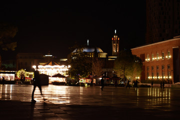 Fototapeta na wymiar Tirana's view by night