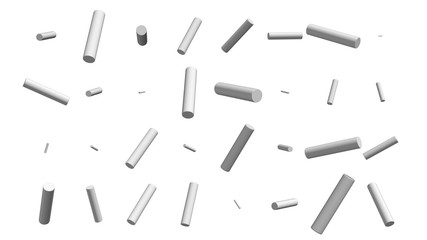 3d rendering of Abstract Background islated with white