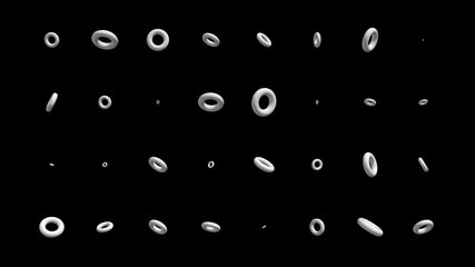 3d rendering of Abstract Background islated with white