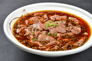 chili con carne in white bowl
