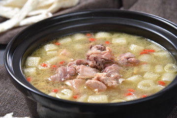 soup with vegetables