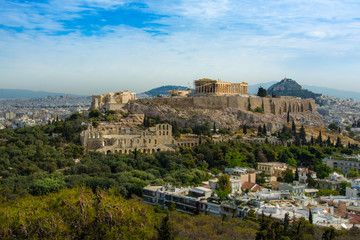 Fototapeta na wymiar The Parthenon, Acropolis, Athens, Greece 