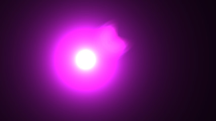 magenta lens flare