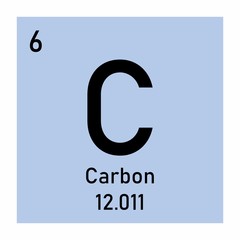 Carbon icon illustration