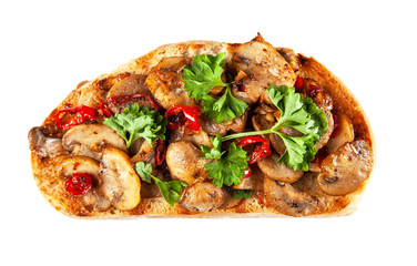 Traditional Italian bruschettas