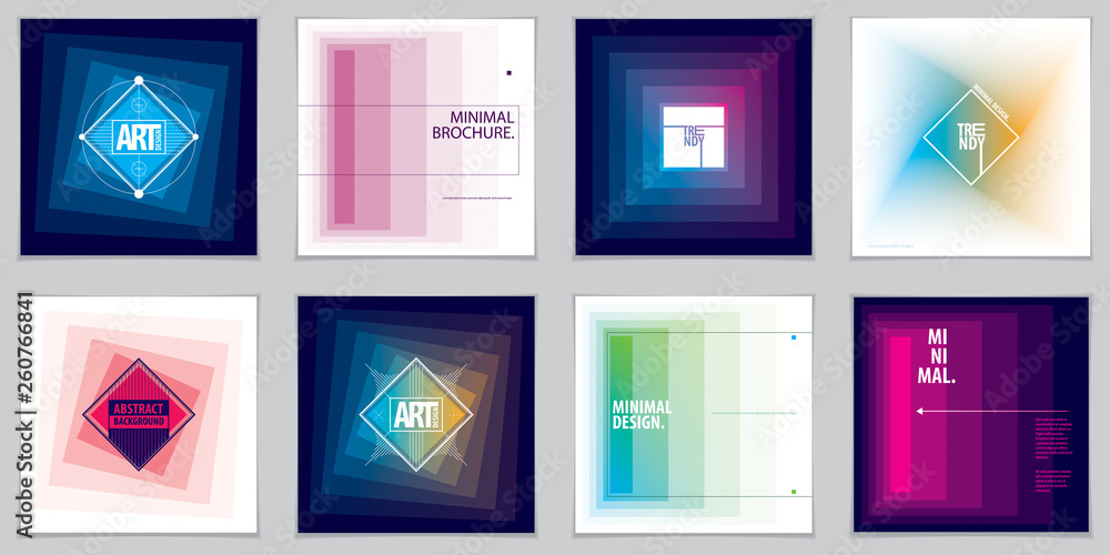 Poster background for a flyers with geometric patterns. vector geometric abstract backgrounds set. abstract