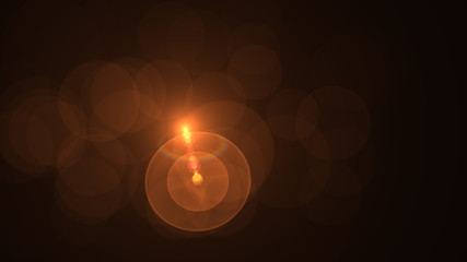 orange lens flare