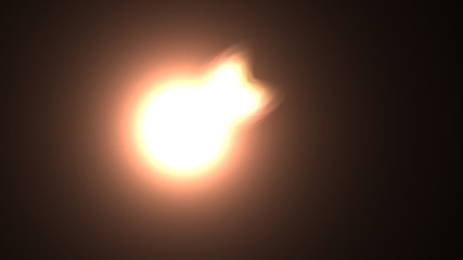 orange lens flare