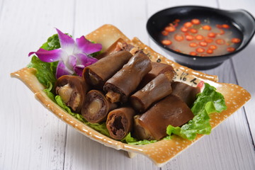 meat with vegetables