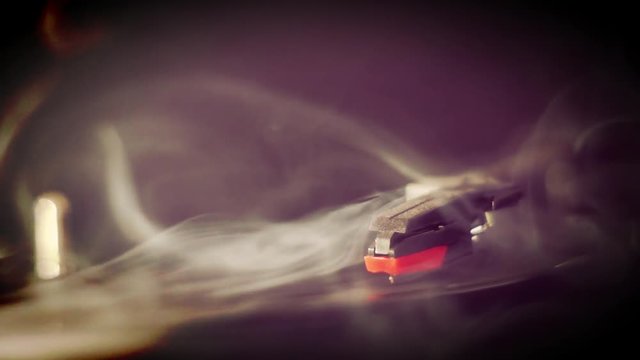 Disco fuma&ccedil;a com efeito