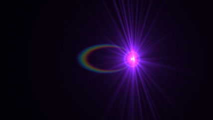 purple lens flare