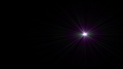 purple lens flare