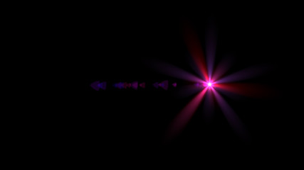 purple lens flare