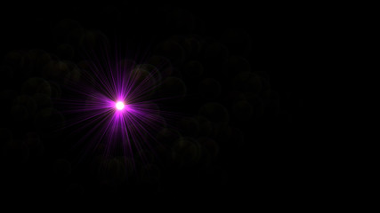 purple lens flare