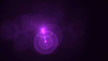 purple lens flare