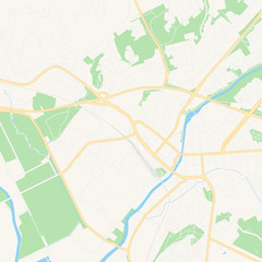 Obraz premium Salo, Finland printable map