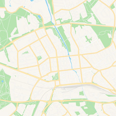 Kokkola, Finland printable map