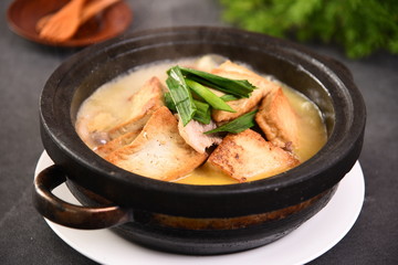 soup with meat and vegetables