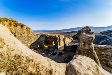 Cave city Uplistsikhe. One of the first cities in Georgia.