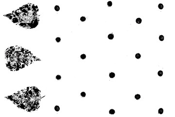 Graphic elements drawn with ink. Black-and-white graphics for design. Set of hand drawn design elements. Collection of black ink abstract textures.