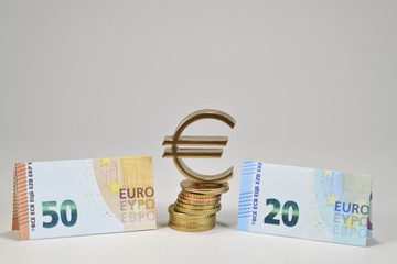Euro Europe Européen argent BCE business finances
