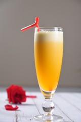 glass of orange juice