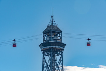 teleférico - barcelona - cataluña