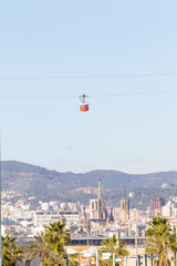 teleférico - barcelona - cataluña