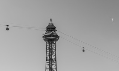 teleférico - barcelona - cataluña