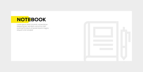 NOTEBOOK BANNER CONCEPT