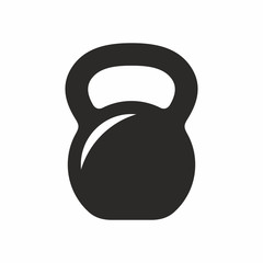 Kettlebell vector icon