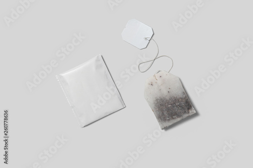 Download "Tea Bag ,Tea Pack with label for mockup with white ...