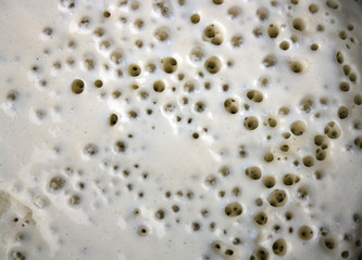 Cooking, frying pancake in a pan