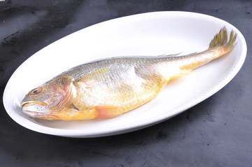 fresh fish on a plate